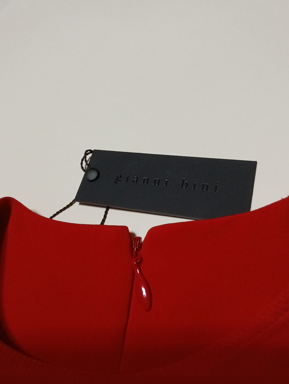 Gianni Bini Red Long-Sleeve Mini Dress with Side Rosette Detail Size 4 - Picture 12 of 16